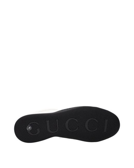 Gucci White Sneakers Leather