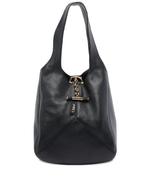 Chloé Balloon Shopper in het Black