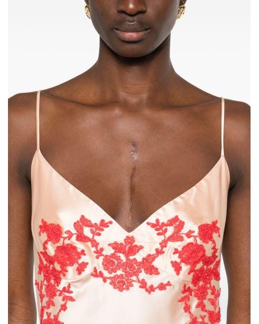 Ermanno Scervino Embroidered Long Dress
