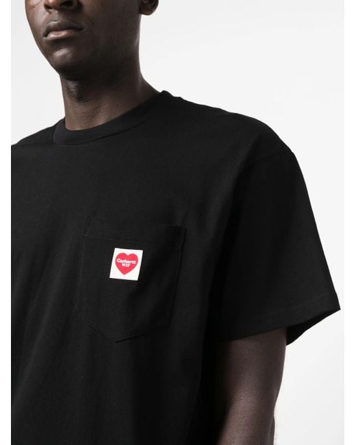 Carhartt White Pocket Heart T-Shirt for men