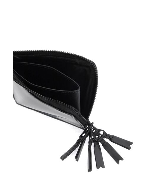 Comme des Garçons Comme des Garcons Brieftasche Leder Multi -Zip -Brieftasche mit in Black für Herren