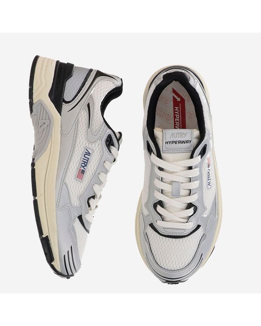 Autry White Hyperway-Sneaker