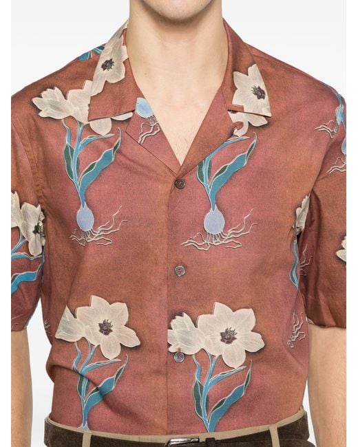 Paul Smith Multicolor Printed Shirt for men