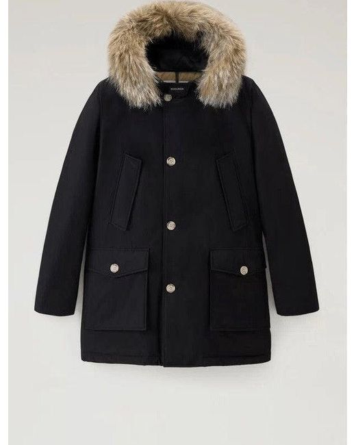 Parka Arctic Cotton di Woolrich in Black da Uomo