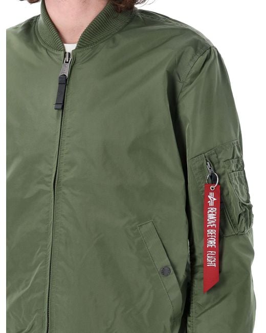 Alpha Industries Green Ma-1 Tt Jacket for men