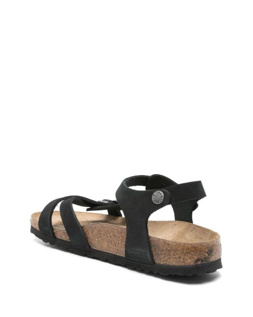 Birkenstock Black Kumba Ledersandalen
