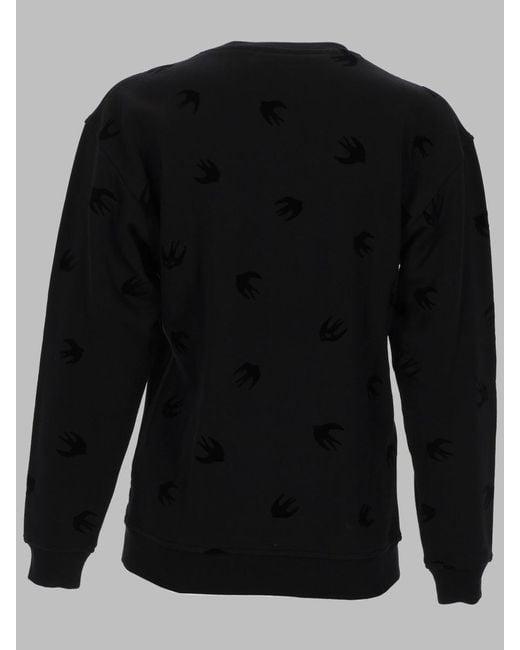McQ Alexander McQueen Black Trendy Sweatshirt