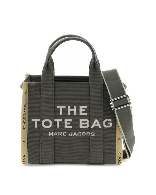 Borsa The Jacquard Small Tote Bag di Marc Jacobs in Black