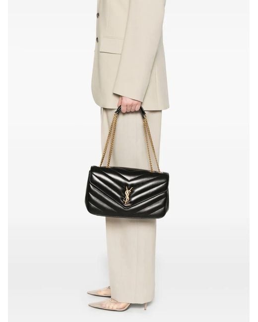 Saint Laurent White Ysl Bo M Loulou 7 Daytona Lamb