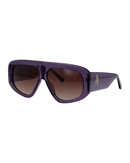 The Attico Purple Mask Sunglasses Attico57 C7 Sun C7