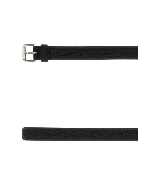 Prada Black Leather Belt for men