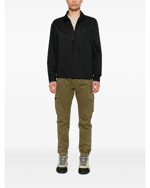 C P Company Black Overshirt for men
