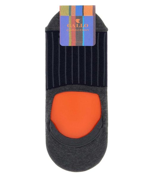 Gallo Orange Calza Mezza Alzetta for men