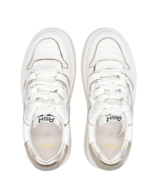 Ash White Asche -Turnschuhe