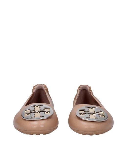 Tory Burch Pink Ballerine Donna Pelle Marrone/Sabbia Chiaro