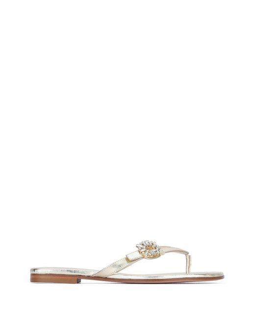 Roger Vivier White Strass B Infradito Mule 15