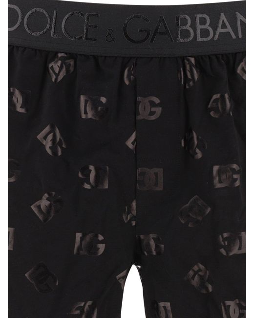 Dolce & Gabbana DG Logo Boxer Shorts in Black für Herren