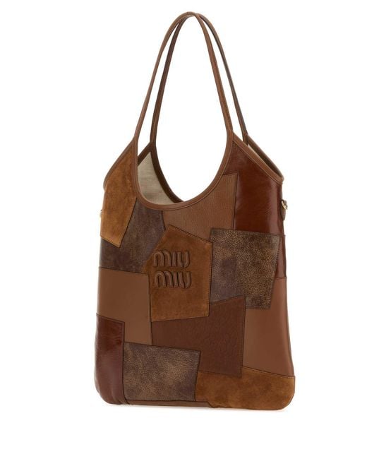 Miu Miu Brown Leather Handbag