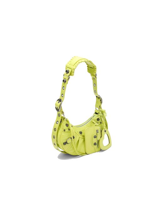 Balenciaga Yellow Cagole Leather Bag
