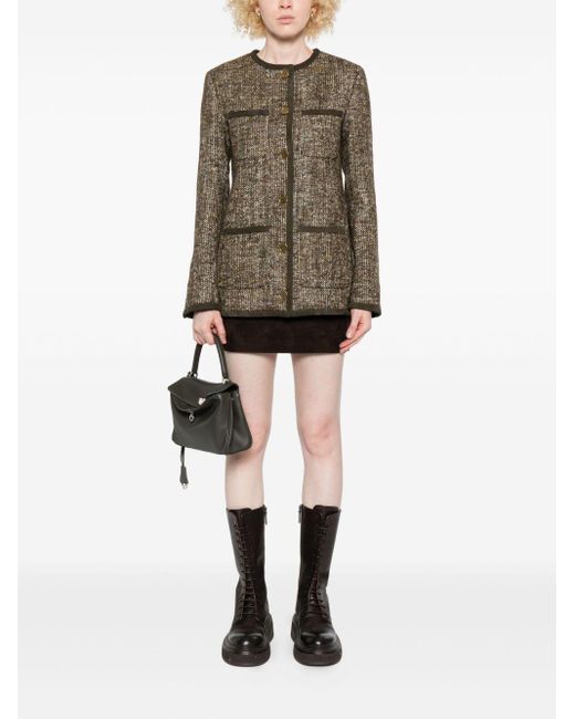 Golden Goose Deluxe Brand Brown Wool Blend Jacket