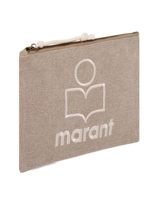Embrayage Netia Isabel Marant en coloris Gray