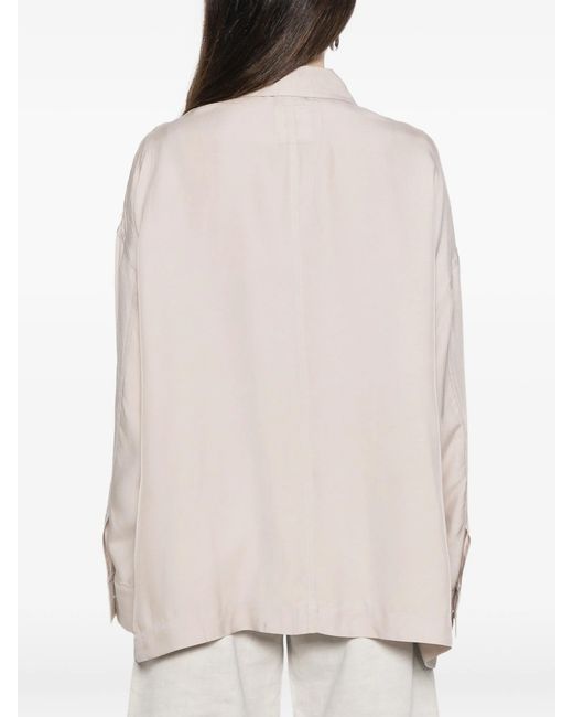 Y-3 Shirtjack Met Opgestikte Zakken in het White