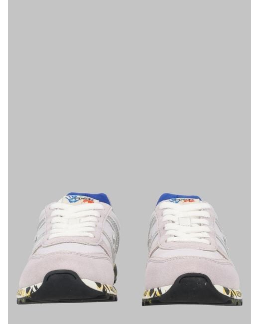 Premiata Will Be White Kids' Skand Low-Top Sneakers (Ss26)