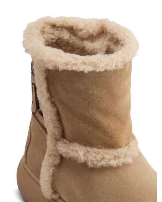 Tod's Laarzen Met Logopatch in het Natural