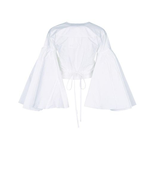 Jacquemus White Le Cache Coeur Paysan