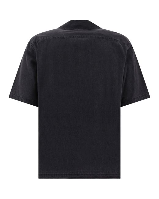 Camicia "Selvedge" di Auralee in Black da Uomo
