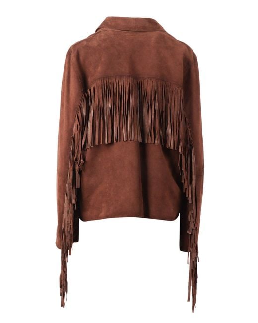 Bully Brown �Goat�Suede�Leather�Jacket