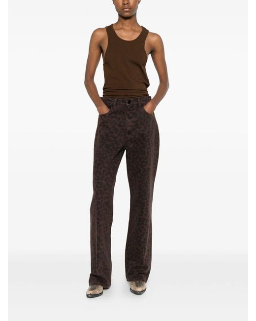 Entire studios Brown Muscle Tank Top