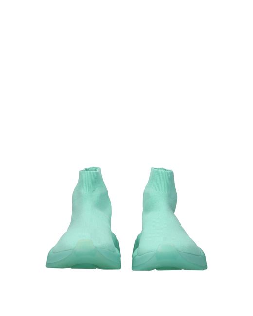 Balenciaga Green Sneakers Speed 2.0 Donna Tessuto Verde/Menta