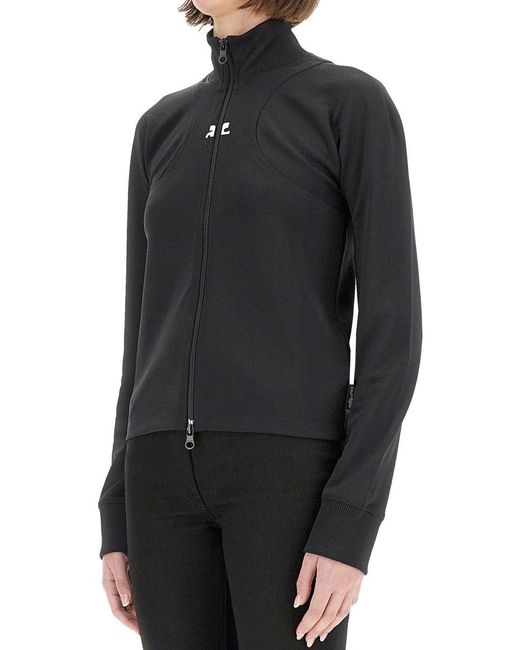 Courreges Black Interlock Scuba Jacket
