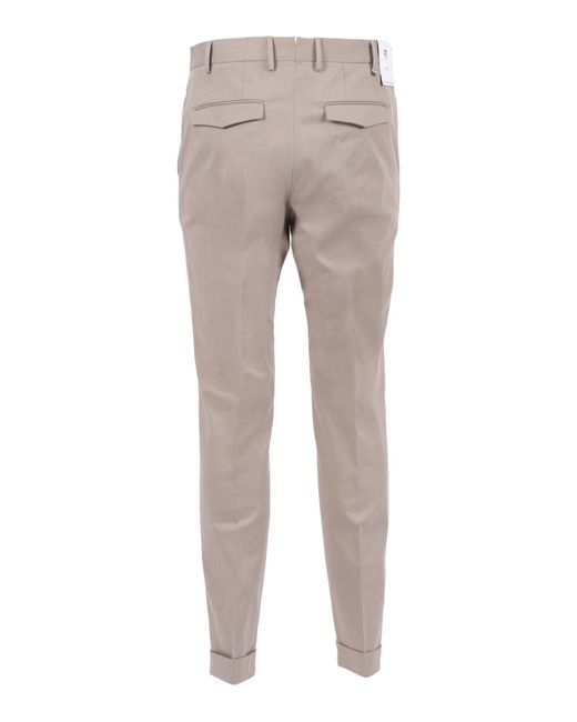 PT01 Gray Master, Flat Front, Diagonal Pockets, Flap Back Pockets, Turn Up