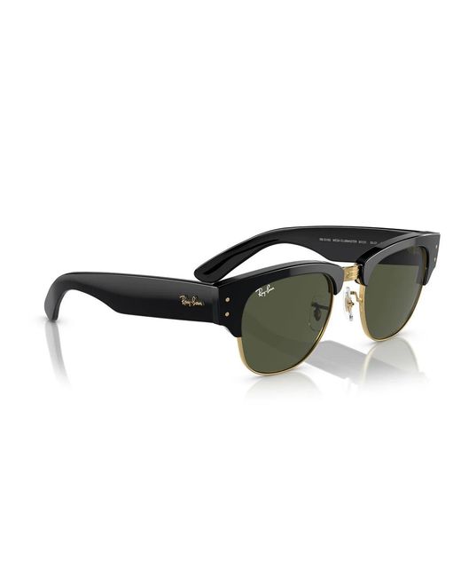 Ray-Ban Green Sonnenbrille Rb0316 S 901/31 Mega Clubmaster Schwarz/Grün Unisex