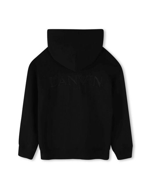 Lanvin Black Hooded Cardigan