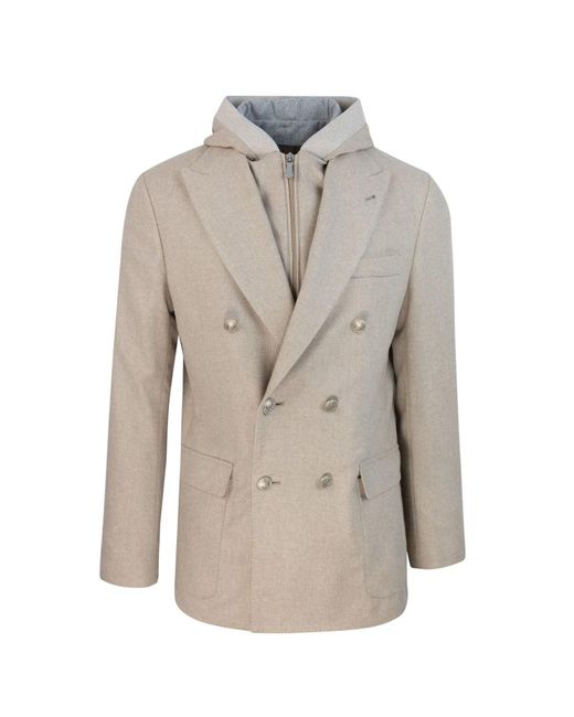 Eleventy Gray Giacca Doppiopetto