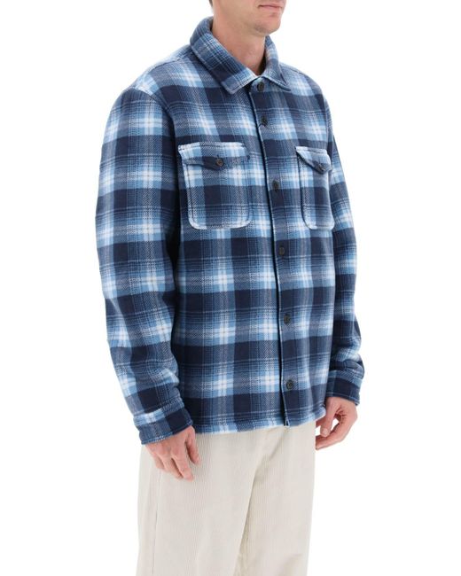 Check Overshirt Polo Ralph Lauren de hombre de color Blue