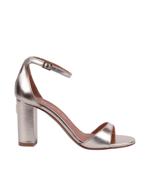Via Roma 15 Metallic Sandalo Tomaia Tacco V