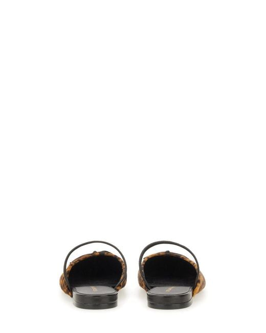 Stuart Weitzman Multicolor Animalier Calf Leather Flats