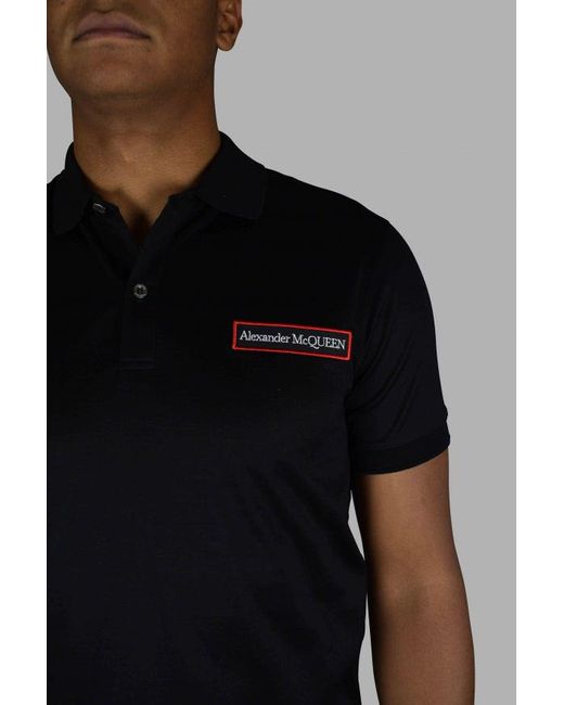 McQueen Black Alexander MC Queen Polo