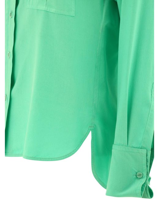 Camisa de seda de Max Mara de color Green