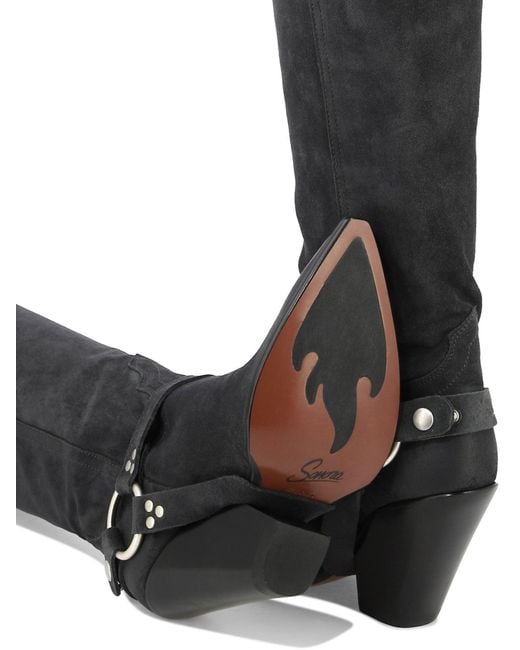 Bottes de la ceinture "Acapulco" de Sonora Boots en coloris Black