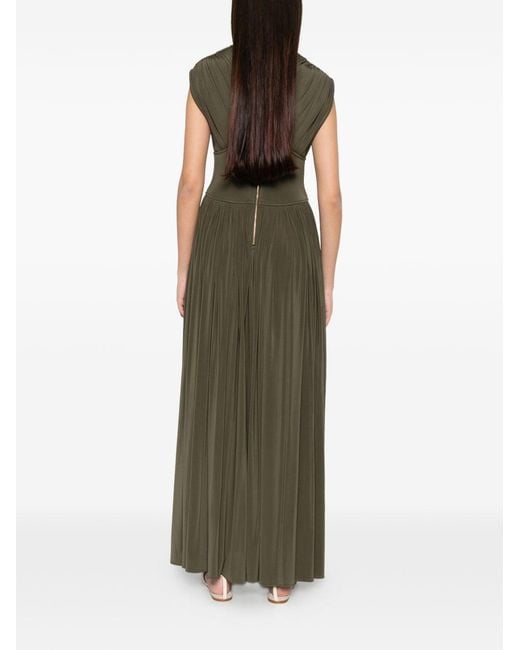 Zimmermann Green Luna Column Dress