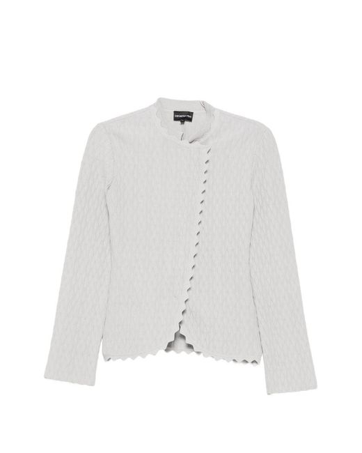 Emporio Armani White Blazer Jacket