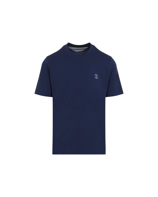Brunello Cucinelli Blue T Shirt
