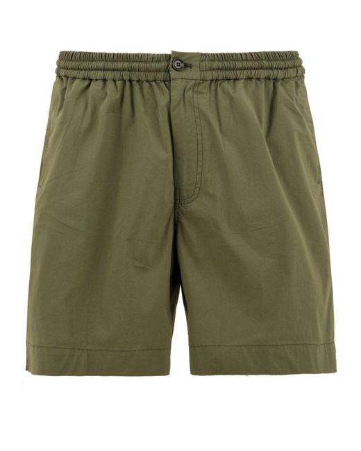 Aspesi Shorts Militair in het Green voor heren