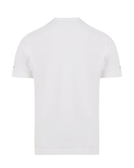 Drumohr T -Shirts und Polos weiß in White für Herren