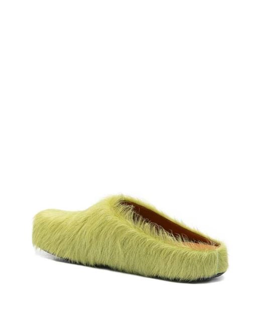 Marni Red Mules Footbed